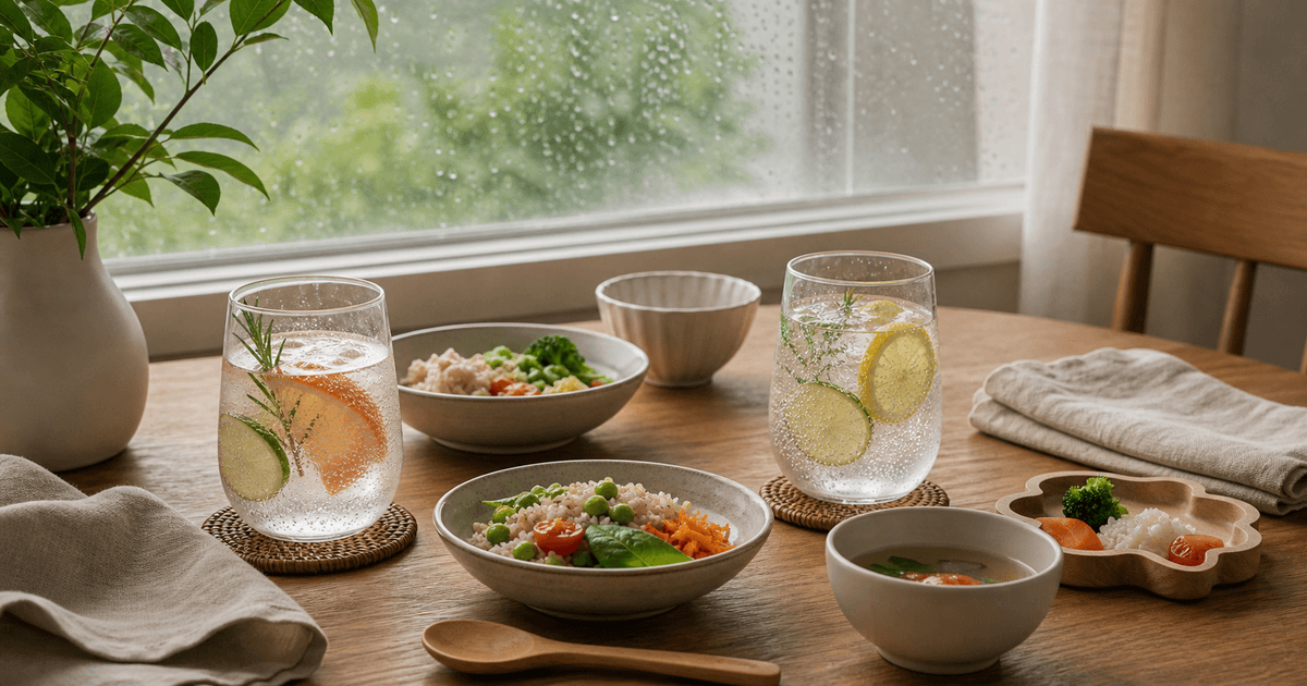 ノンアルで「梅雨の子連れランチ」を整える。外食がもっと気軽になった話